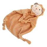 Toyvian süße kleine Decke Decken Giraffe Babywickel Neugeborenes Babys Neugeborenen Beruhigungstuch Kuscheldecke kleine Decke für Kleinkinddecke Kristallsamt Brown