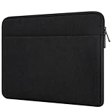 HEDUGO Laptop Hülle mit Zubehörtasche, Gepolstertes Laptop Sleeve Case 13 bis 14 Zoll Kompatibel mit MacBook Air/Pro Schutz-Laptophülle für 13“ bis 14“ Chromebook/Notebook/Tablet, Schwarz
