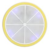 Getränkeunterlage, rutschfeste LED-Untersetzer, Bar-Werkzeuge und Gläser, Untersetzer, Touch-Schalter, USB-Aufladung, Cocktail, Ultradünnes Rundes Kissen für Untersetzer