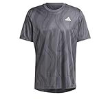 adidas Herren Club Tennis Graphic Tee T-Shirt, Carbon/Black, M