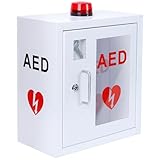 AED Wandschrank mit Alarm und Schloss für sichere Defibrillator-Aufbewahrung in Haus oder Büro