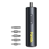 Fanttik NEX S1 Capsule 3,7 V Akkuschrauber, 5Nm Max Akku Schraubendreher, 320 U/min, S2 Magnetbits mit 1/4 Zoll Sechskant, LED-Licht, 5Pcs Doppelseitige Stahl-Bits für Möbel, Haushaltsgeräte