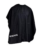 ECENCE Professioneller Friseurumhang mit Hakenverschluss für Kinder und junge Heranwachsende 120x100cm Haarschneideumhang, wasserabweisend, leichte Reinigung