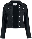 Hailys Enny Frauen Jeansjacke schwarz M 98% Baumwolle, 2% Elasthan Basics, Streetwear