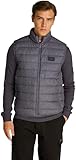 Calvin Klein Herren Weste Down Vest Steppweste, Grau (Ebony), XL