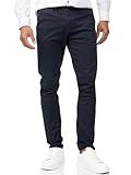 Indicode Herren Eary Chinohose Stretchhose | Chino Herrenhose Super Stretch Stoffhose Navy, 36/32