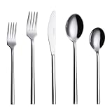 EXZACT Besteckset aus geschmiedetem Edelstahl 20-teiliges, Spülmaschinenfest, für 4 Personen