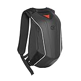 Dainese D-Mach Compact Backpack, Motorrad Rucksack mit Hartschale, klein und kompakt, 50 x 20 x 31 cm, Stealth-Black, N