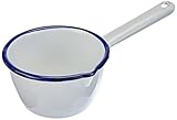 IBILI CAZO CONICO Blanco 10 cm, Stainless Steel, weiß/blau