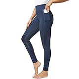 XIEHYA Reithosen Vollbesatz-Reithose aus Silikon for Damen, Reitsportbekleidung, Dehnbare, hoch taillierte, Enge Reithose, Tropfgummihose Reitleggings(Blue,S)