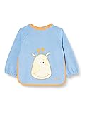 Playshoes Unisex Baby Ärmel-Lätzchen Langarm 507136, 7 - Blau, Einheitsgröße (1er Pack)