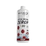Best Body Nutrition Vital Drink ZEROP® - Kirsche, Original Getränkekonzentrat - Sirup - zuckerfrei, 1:80 ergibt 80 Liter Fertiggetränk, 1000 ml