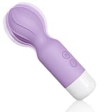 Qhysin Vibration für Frauen Mini Vibrator Klitoris Stimulator Tragbare Klein Massagestab G Punkt Vibratoren mit 10 Vibrationsmodi Handmassagegerät Dildo Vibratorensets Sexspielzeug für Frau Solo(Lila)