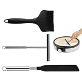 Pfannenwender | 3-teiliges Set mit Spatel und Schaber - Hitzebeständige Küchenutensilien für Hausöfen Küche Morgen Restaurant