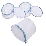 TOYANDONA 3 Stück Wäschesäcke für Bhs und Unterwäsche Reißfestes Mesh waschbeutel Robustem Reißverschluss Schützend und Wiederverwendbar für Waschmaschine und Reise