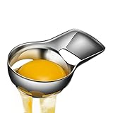 Sghtil Eiertrenner für das Eigelb | Albentrenner aus Edelstahl für Eigelb, Gadgets für Küchenutensilien, kompakter Lebensmittelsplitter, Trenner, Filter für