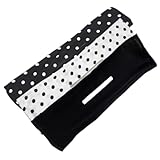 HAMPPLIES 3 Stück Teiliges Duttkissen Haarstyling Donut Dutt Maker Haarknoten Shaper für Damen Schwarz Weiß Gepunktet Einfaches Hochstecken für Sport Yoga Party