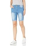 V.I.P. JEANS Women's Super Cute Jeans Shorts Acid Washed, Baby Blue, 1