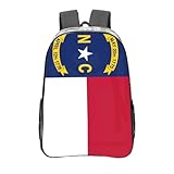 Großer transparenter Rucksack mit Nord-Carolina-Flagge, funktional, transparent, PVC-Tasche, geeignet für Stadion, Events, Reisen, transparent, Einheitsgröße, Transparent, EinheitsgröÃŸe