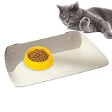 Haustier Napf Unterlage, Wasserschüssel & Futterspender Ablage Für Junghunde, rutschfeste Spritzwassergeschützte Fressmatte Für Hunde Und Katzen Mehrhaustierhaltung