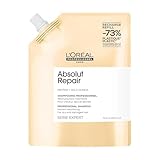 L'Oréal Professionnel Reparierendes Haarshampoo für strapaziertes und trockenes Haar, Mit Quinoa, Serie Expert, Absolut Repair Shampoo zum Nachfüllen, Refill, 500ml