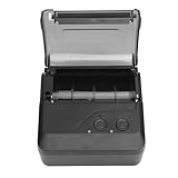 Asixxsix Bluetooth-Thermodrucker, tragbarer USB-Drucker mit 203 DPI und hoher Geschwindigkeit, integriertem 2600-mAh-, für Versandpakete und Logistik
