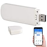 simvalley MOBILE LTE Stick: 4G/LTE-Surfstick, bis 150 Mbit/s, für bis zu 8 Nutzer, App-Verwaltung (4G Stick, LTE mit SIM-Karte, Mobiles Internet)