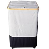 SUJOSAJU Wäschekorb auf Rädern, zusammenklappbar, mit abnehmbarem Beutel, rollender Wäschekorb für Waschküche, Schlafzimmer und Badezimmer, 105 l