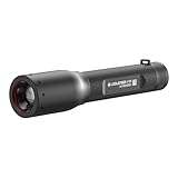 Ledlenser P3R mini Taschenlampe LED, 140 Lumen, fokussierbar, aufladbar, 100m Leuchtweite, bis zu 6h Laufzeit, mit Lithium Akku, inkl. Akku, Ladestation und Handschlaufe
