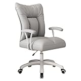 Ergonomischer Gaming-Stuhl mit leisen Universalrädern, PU-Leder, Spielstuhl für Computer und Büro (Farbe: A)