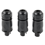 Yuanpgky Endkappe für Betteri BC01 und Solar-Wechselrichter, 3-polig, wasserdicht, IP68-Stecker, 25 A, 250 V AC, kompatibel mit 4 mm² Draht, UL94-V0 Flammenbewertung, (1 Stück)