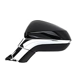 YQXMYGS Passend for Lexus NX NX200 NX300 2015-2020 Auto-Rückspiegel-Baugruppe mit elektrischer Verstellung, Heizung, Klappfunktion und Blinkern(Black Left)