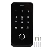 Outdoor Zutrittskontrollsystem, Fingerprint, Passwort, NFC, Farbe Schwarz - Wasserdicht, App Steuerung, Für Zugangskontrolle und Türöffner