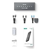 BAHJKASD USB2.0 Manual Switcher Hubs Druckerfreigabegerät 8 In 4 Out USB Selektoren KVM Hubs Adapter