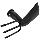 Holibanna Gartenhacke Werkzeug Manuelle Bodenfräse Grubber Handrechen Pick-äxte Zum Graben Rasen Rechen Rastrillo para Jardin Garten-handhacke Landschaftsbau-ausrüstung Kohlenstoffstahl