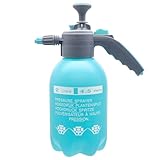 SAMGUYUE Handpumpensprüher, 2 l, Garten-Drucksprüher, Wassersprühflasche mit Sicherheitsventil, verstellbare Düse, für Bewässerung, Pflanzensprühen, Hausreinigung, Düngen (Himmelblau)
