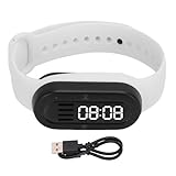 Topiky Intelligentes Armband mit Bluetooth-Lautsprecher, Tragbarer Bluetooth-Lautsprecher, Tragbare Sport-Lautsprecheruhr, Sport-MP3-Player mit Clip und Uhrenarmband (White)