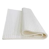 BIWKONI Dick 3,5 cm Latex Matratze Grün Natürliche Organische Latex Matratze Topper, Weiche Atmungsaktive Rebound Latex Schaum Bett Pad,3.5cm Thick,80 * 200cm