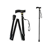 CAM2 Wanderstöcke, Faltbar Gehstock Bergstock Spazierstock, rutschfest Teleskop Walking Stöcke für Damen & Herren