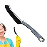 Fugenreinigungsbürste mit harten Borsten, multifunktionale Lückenbürste - schienen-Reinigungsbürsten | Handgeführte Rillenreinigungsbürsten für, Toilettendeckel, Badezimmerwaschbecken, Küchenspüle, S