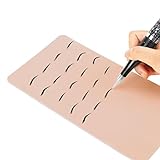 minkissy Tattoo-Silikon-Übungshaut bettwäsche Schablonenpapier Haut üben Haut Praxis Rosa