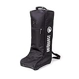 UNIQHORSE Stiefeltasche - Tasche für Reitstiefel - Für Reiter entwickelt (Schwarz)