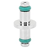 YIZISECCE Edelstahl-Tauch-Hochdruckschlauch mit T-Ende, BCD-Seitenmontage, SPG-Messgerät, Hochdruck-T-Ende