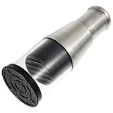 DINHEAROM Edelstahl Knoblauchschneider und Gemüsehacker Kompakt 16x6cm Manuelle Schlagpresse für Zwiebeln Salat und Saucen Tragbar und Leicht zu Reinigen