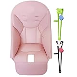 Babyessstuhlbezug, mit 2 Paaren Kinder-Lernstäbchen, Atmungsaktiver Sitzpolsterbezug, Bequem & Weich, Schmutzabweisend & Maschinenwaschbar, Ideal für Esszeiten zu Hause, Familienpicknicks & Großeltern