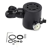 Tauch-Atemregler, 0.5L Scuba Sauerstoff-Zylinderkopf-Entlüftungsventil-Adapter Zum Tauchen Unterwasser-Atmung mit Atemregler Scuba Tauchen