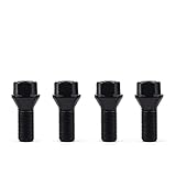 M12 x 1,5 M14 x 1,5 M14 x 1,25 4 Stück Auto-Radschraube Bolzen Kontermutter passend für B-M-W F10 F11 F30 F32 F34 F15 F16 F25 F26 E60 E90 g30 (farbe: 151)