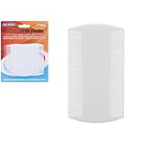 Hochwertige weiße feine Zahn-Nit-Kämme – 8,5 cm x 5,1 cm (3 Stück) – langlebige Qualität – perfekt für Erwachsene und Kinder