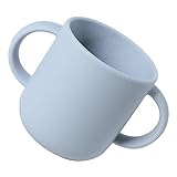 HAPINARY Trainerbecher Aus Silikon Mit Deckel Und Strohhalm Auslaufsicherer Trinklernbecher Für Jungen Und Mädchen Ideal Für Die Ersten Schritte Zum Selbstständigen Trinken