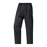 Generisch Regenhose Herren Wasserdicht Leichte Fahrrad Überziehhose Winddicht Reflektierende Wanderhose zum Golf Outdoor Angeln Atmungsaktiv Trekkinghose Freizeithose